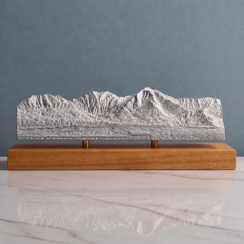 Hanalei Bay Sculpture Sculpted Peaks