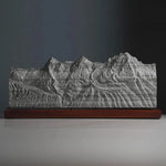 The Bernese Trio Sculpture (Eiger, Mönch, Jungfrau - View from Schilthorn, Bernese Alps, Switzerland) Sculpted Peaks