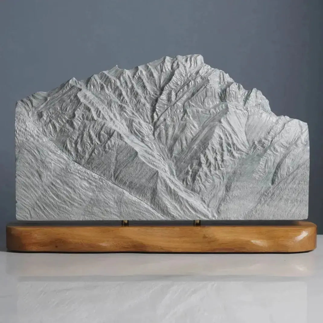 Cascade Mountain Sculpture (Banff, Alberta) Sculpted Peaks