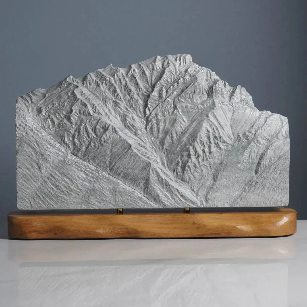 Cascade Mountain Sculpture (Banff, Alberta) Sculpted Peaks