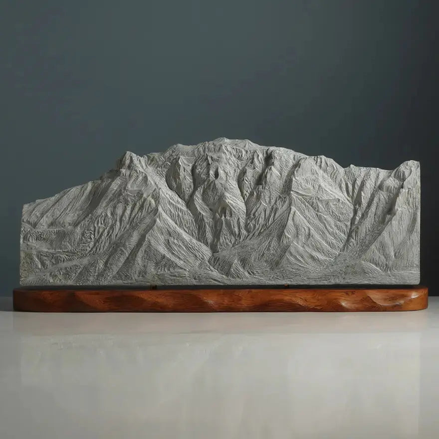 Franklin Mountains Sculpture (Thunderbird View, El Paso, TX) Sculpted Peaks