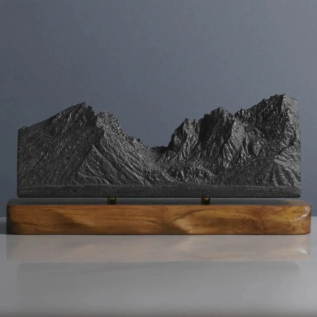 Grand Teton Sculpture (View from Jenny Lake, Wyoming) Sculpted Peaks