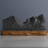 Grand Teton Sculpture (View from Jenny Lake, Wyoming) Sculpted Peaks