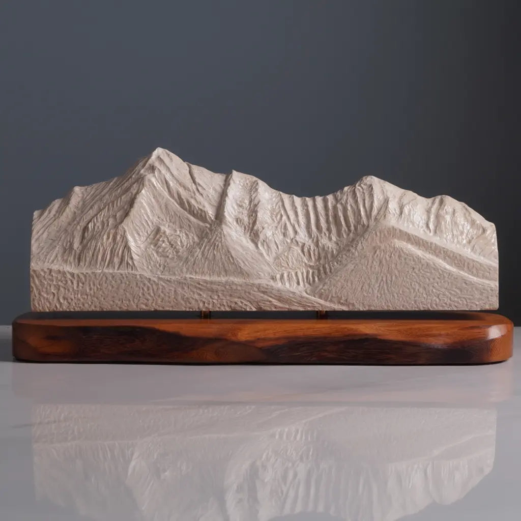 Mount Ogden Sculpture (East Face, Snowbasin, Utah) Sculpted Peaks
