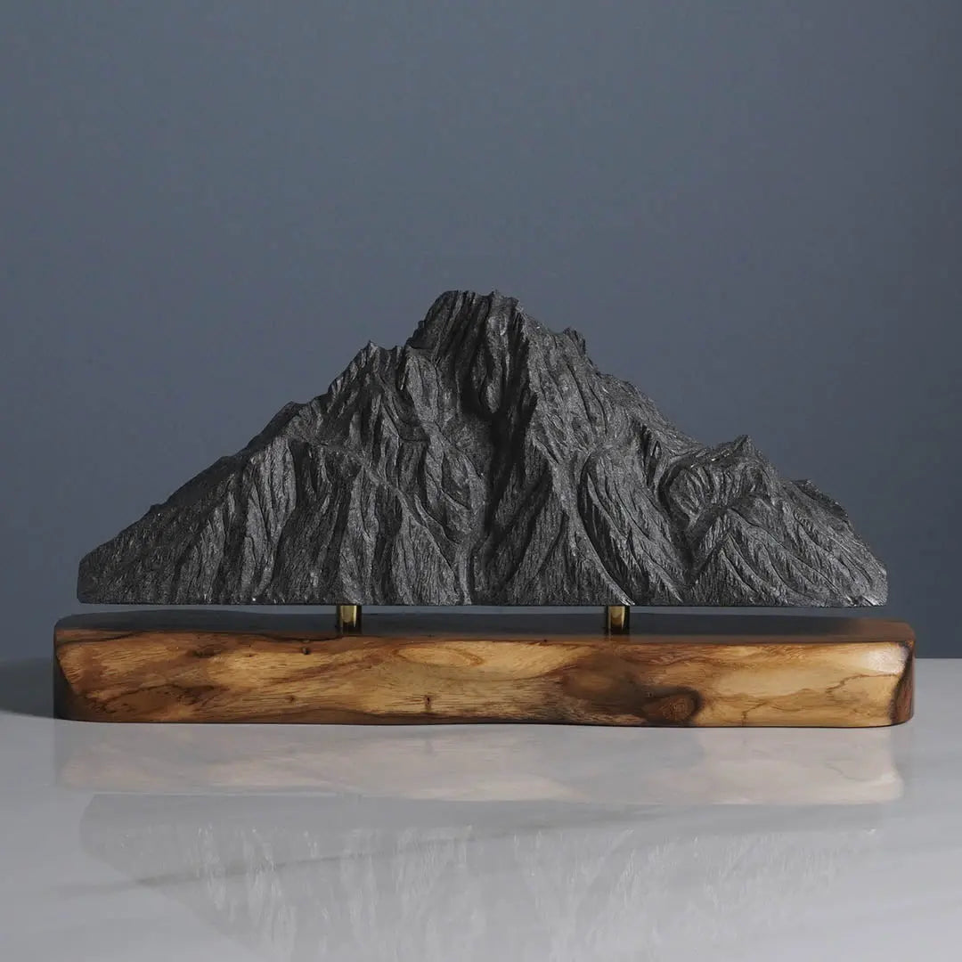 Grand Teton Sculpture (View from Jackson Lake Lodge, Wyoming) Sculpted Peaks