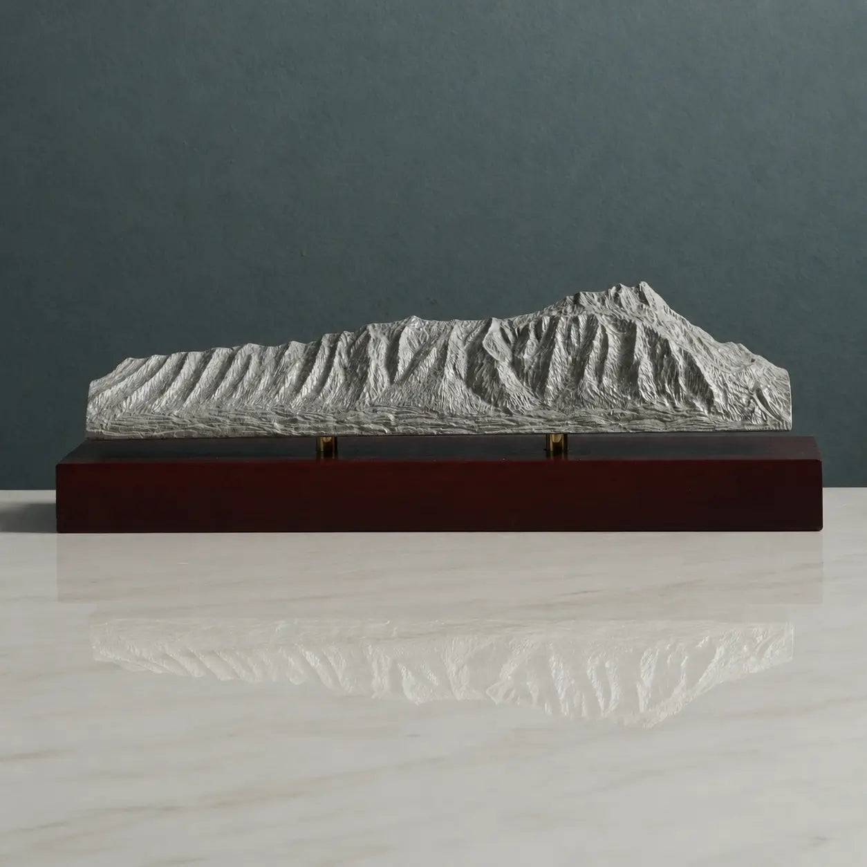 Diamond Head Sculpture (View from Waikiki, Hawaii) Sculpted Peaks