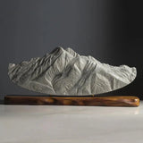 Mount Olympus (View from Salt Lake Valley, Utah) Sculpture Sculpted Peaks