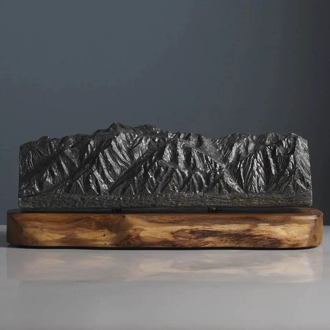 San Gabriel Mountains Range Sculpture (Mount Wilson Viewpoint, California) Sculpted Peaks