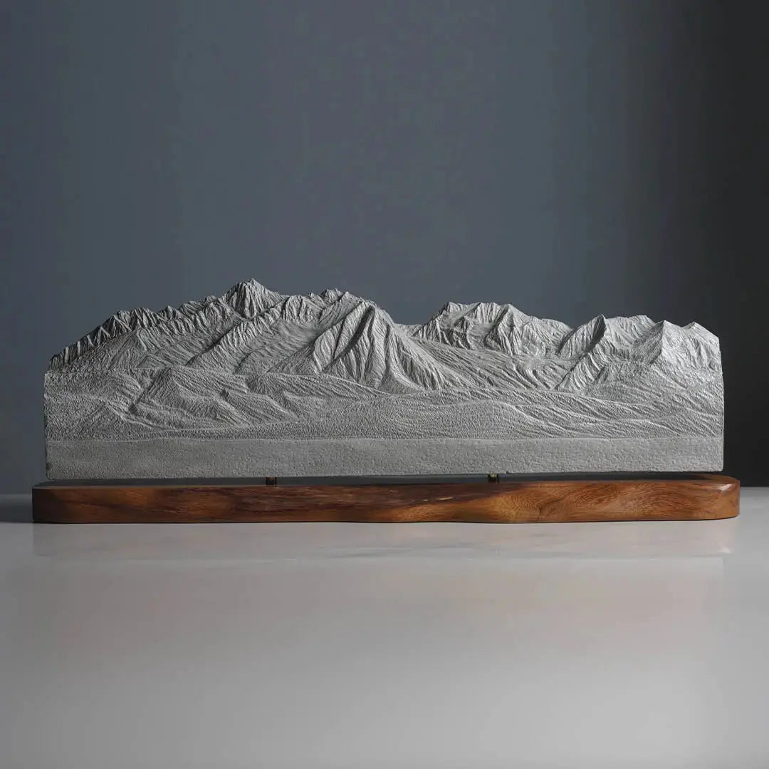 Sawtooth Mountains Sculpture (View from Stanley Lake, Sawtooth Range, Idaho) Sculpted Peaks