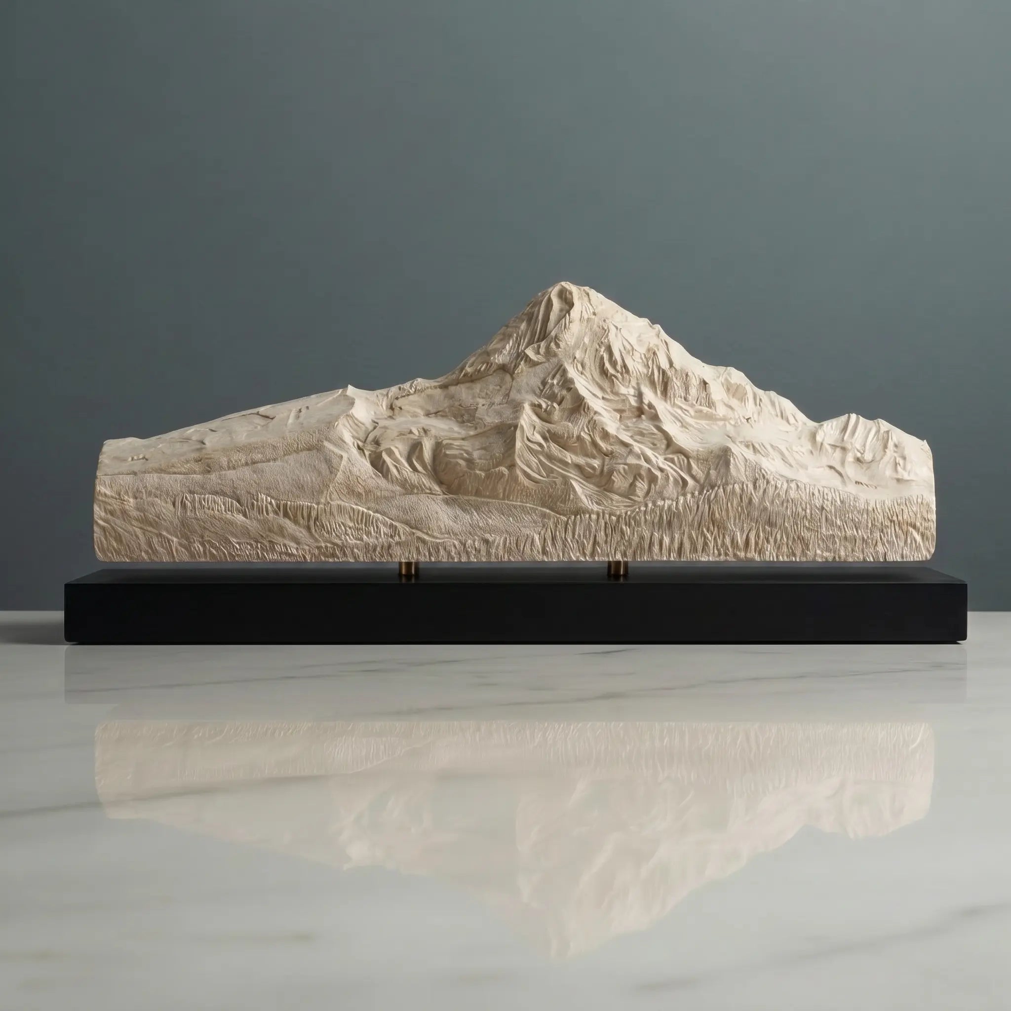 Mount Hood Sculpture (View from Laurence Lake Road, Oregon) Sculpted Peaks