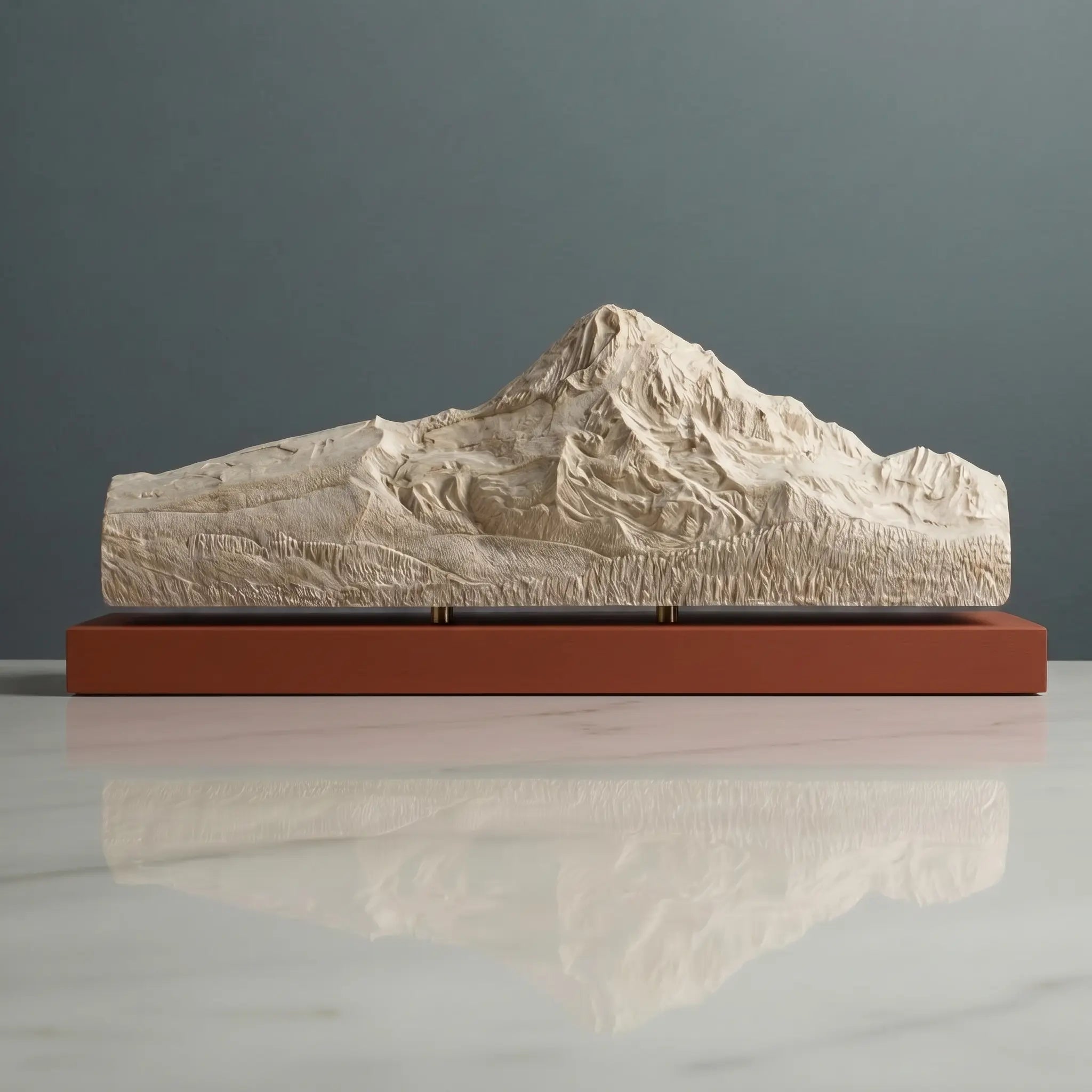 Mount Hood Sculpture (View from Laurence Lake Road, Oregon) Sculpted Peaks