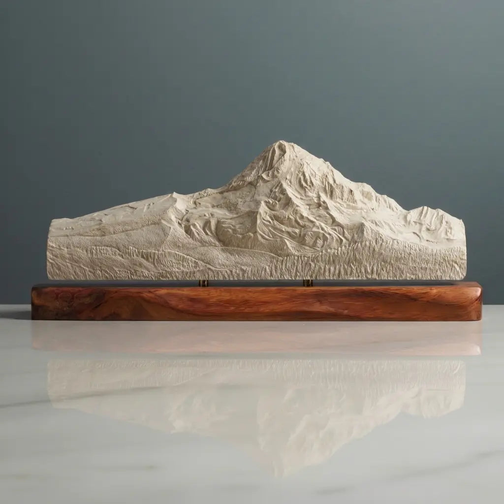 Mount Hood Sculpture (View from Laurence Lake Road, Oregon) Sculpted Peaks