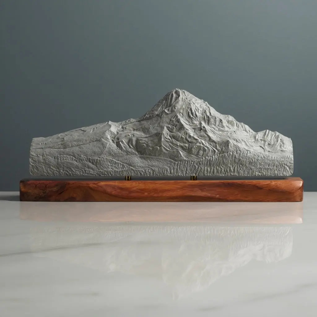 Mount Hood Sculpture (View from Laurence Lake Road, Oregon) Sculpted Peaks