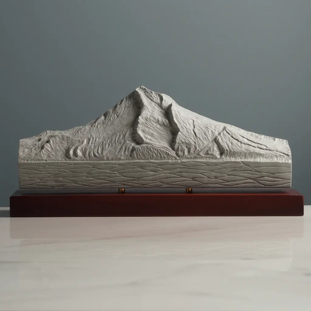 Mount Hood Sculpture (View from Portland, Oregon) Sculpted Peaks