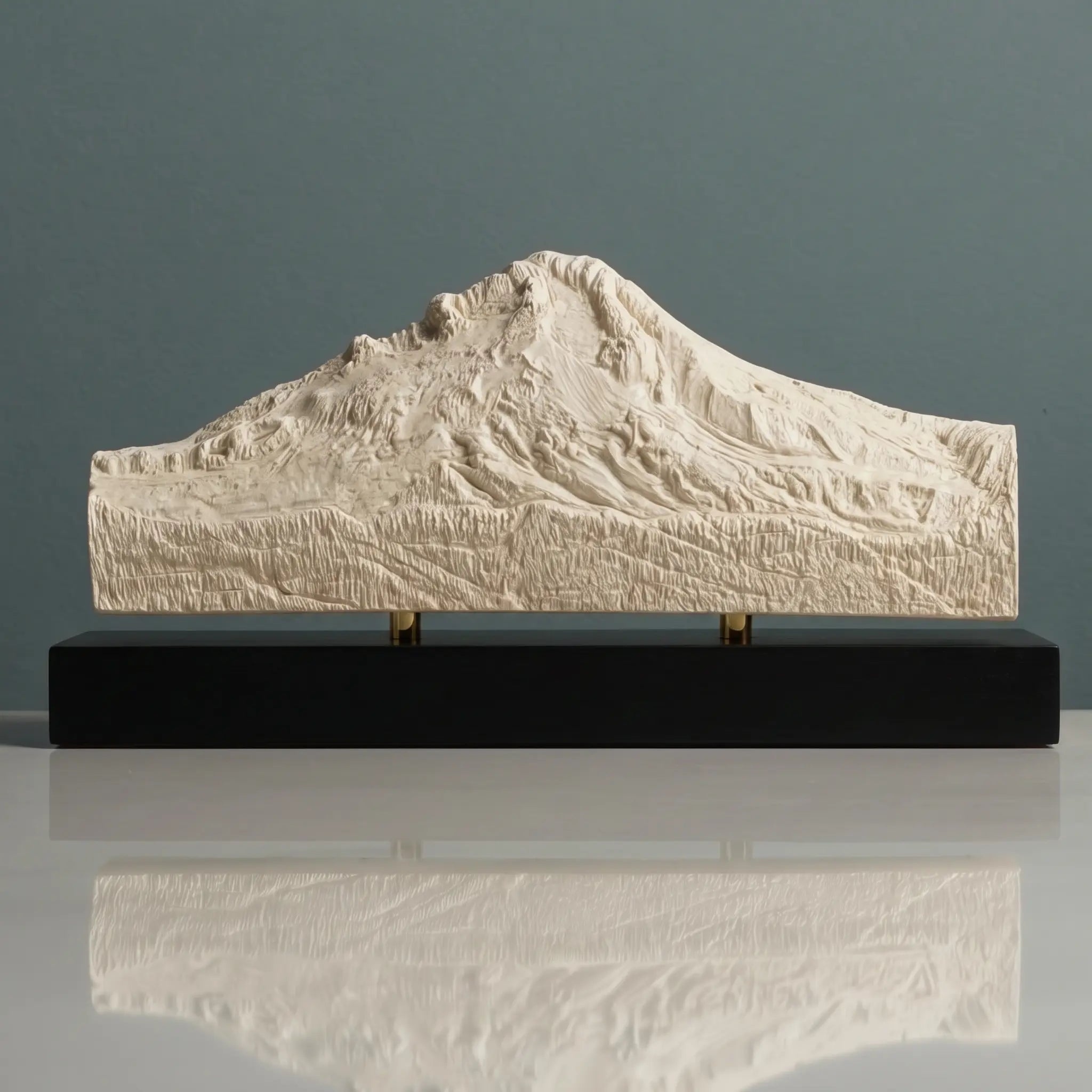 Mount Hood Sculpture (View from Trillium Lake, Oregon) Sculpted Peaks