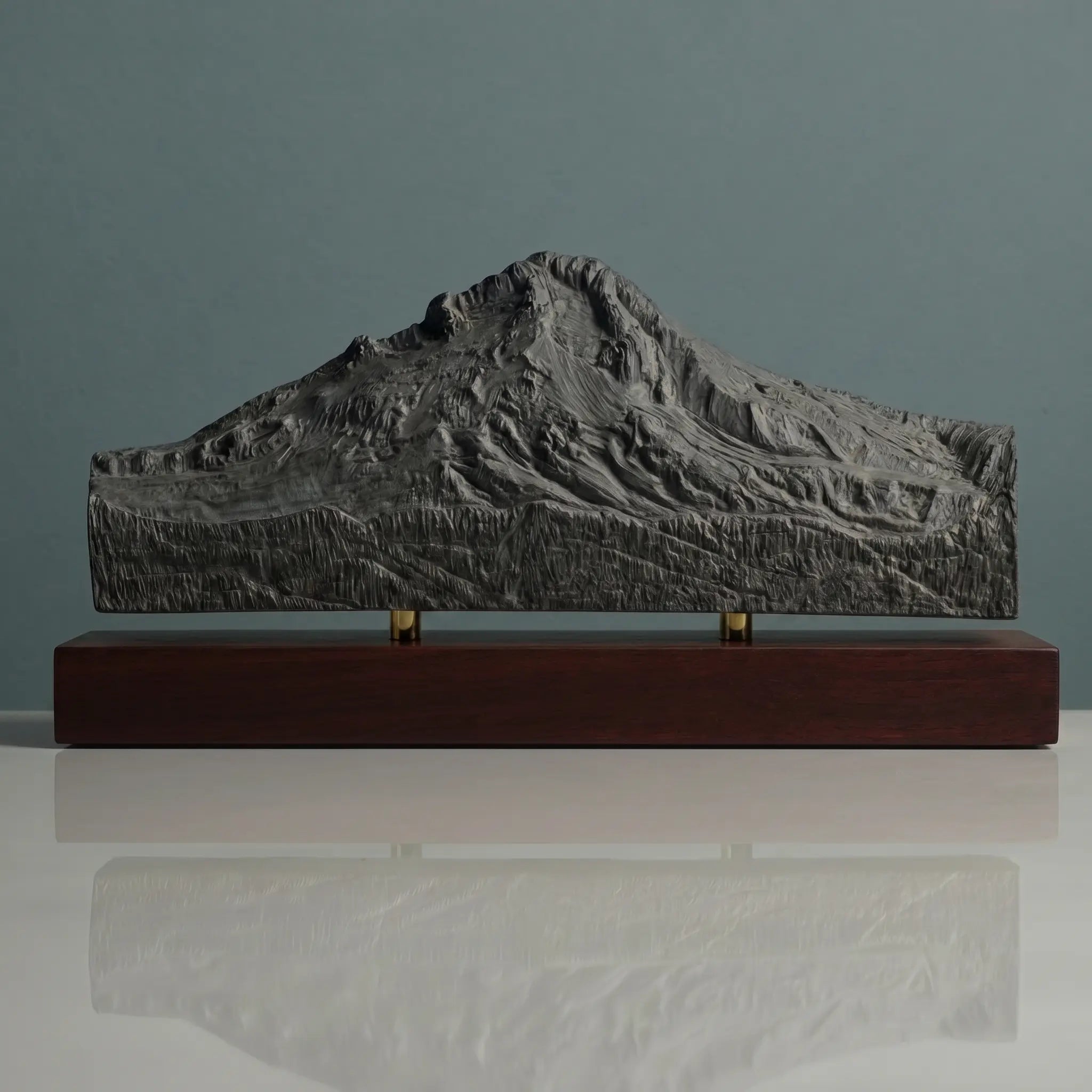 Mount Hood Sculpture (View from Trillium Lake, Oregon) Sculpted Peaks
