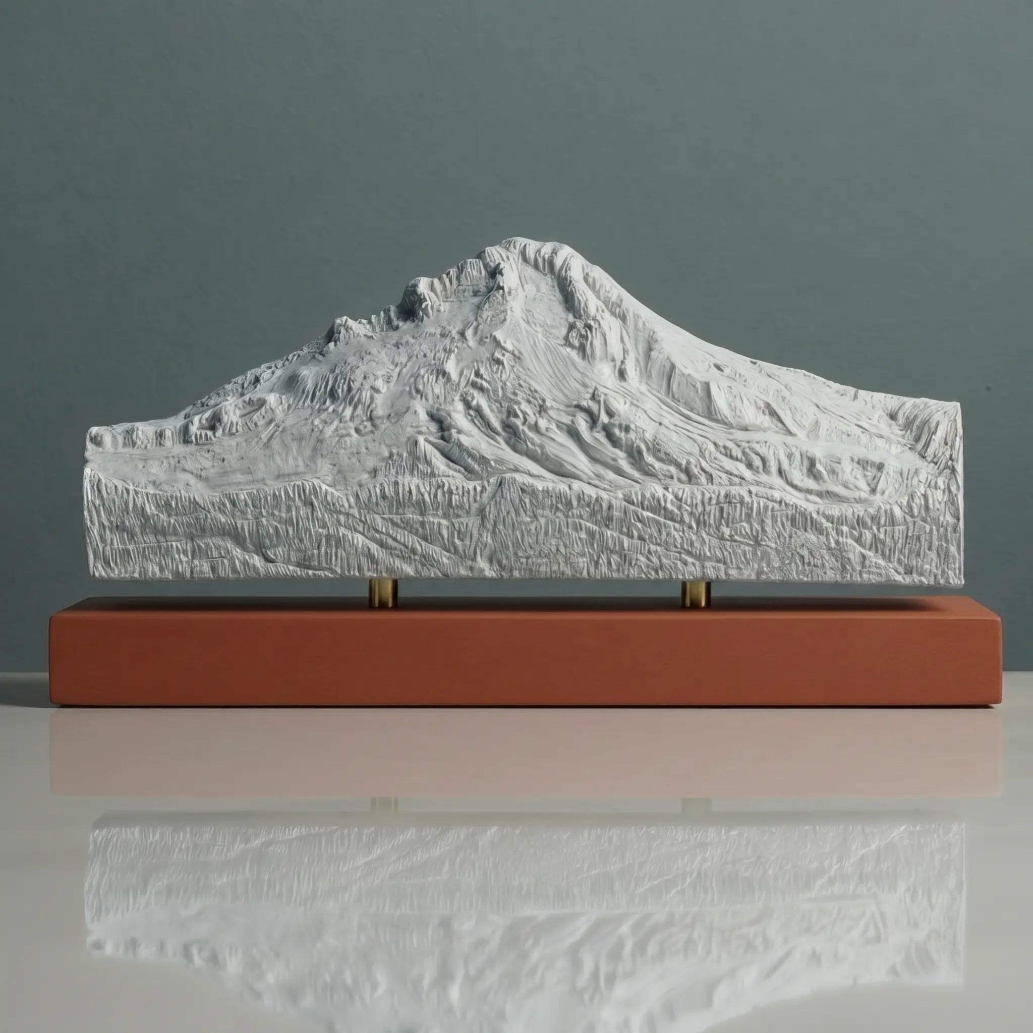 Mount Hood Sculpture (View from Trillium Lake, Oregon) Sculpted Peaks