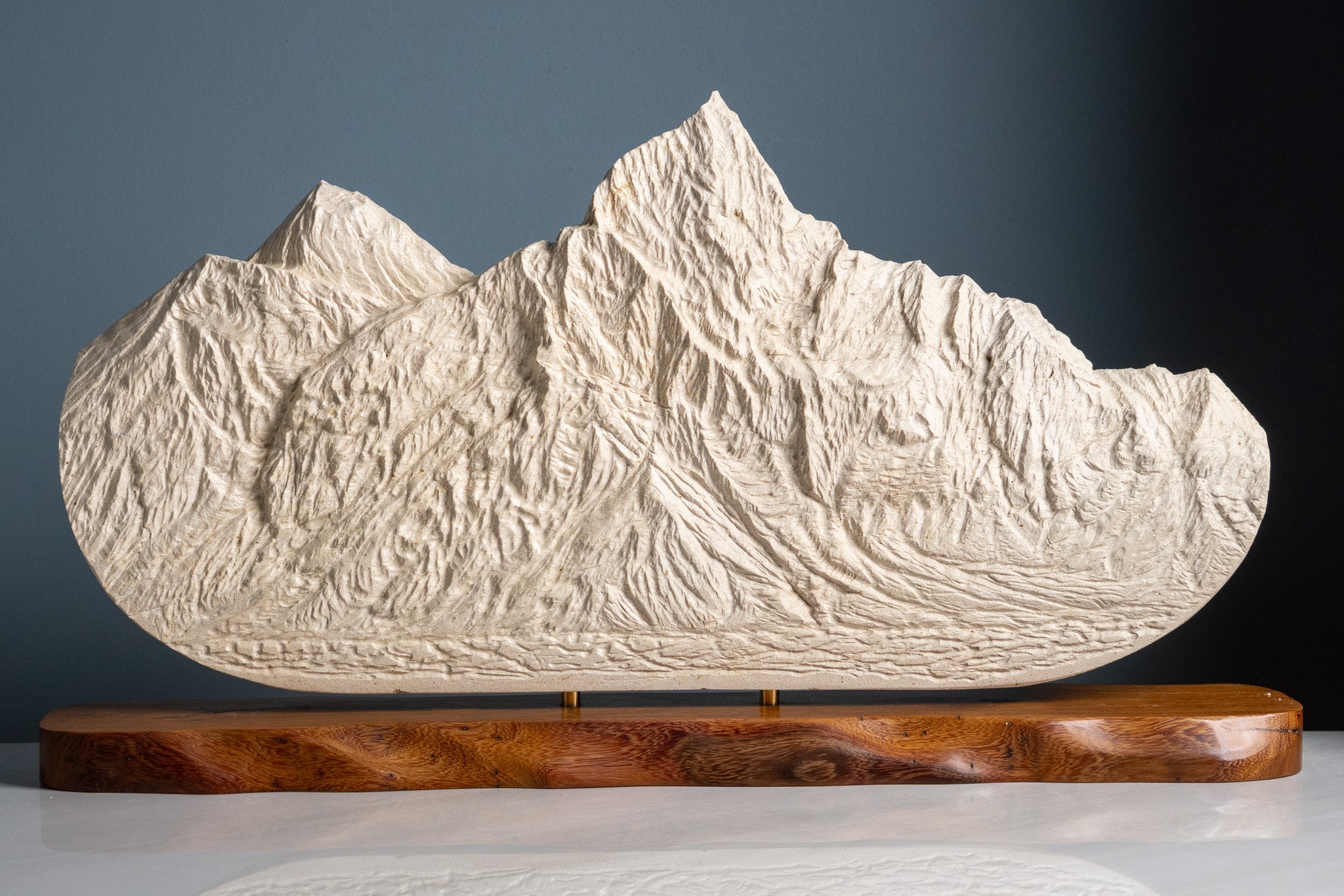 Everest and Nuptse (View from Kala Patthar - Imperfect Sculpture) - IMPF 102 Sculpted Peaks