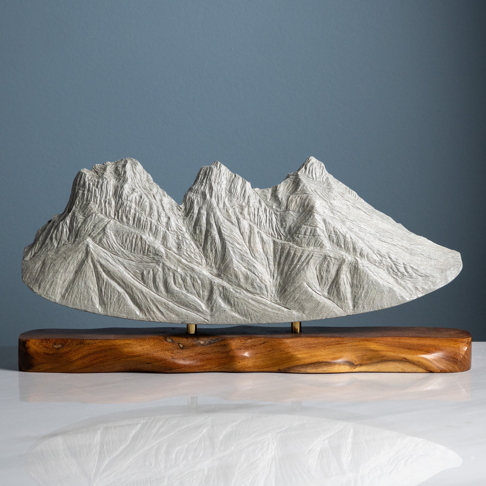 Three Sisters in Banff (Canmore, Alberta - Imperfect Sculpture) - IMPF 62 Sculpted Peaks
