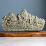 Everest and Nuptse (View from Kala Patthar - Imperfect Sculpture) - IMPF 76 Sculpted Peaks