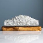 Mount Rainier Sculpture (View from Crystal Mountain - Imperfect Sculpture) - IMPF 95 Sculpted Peaks