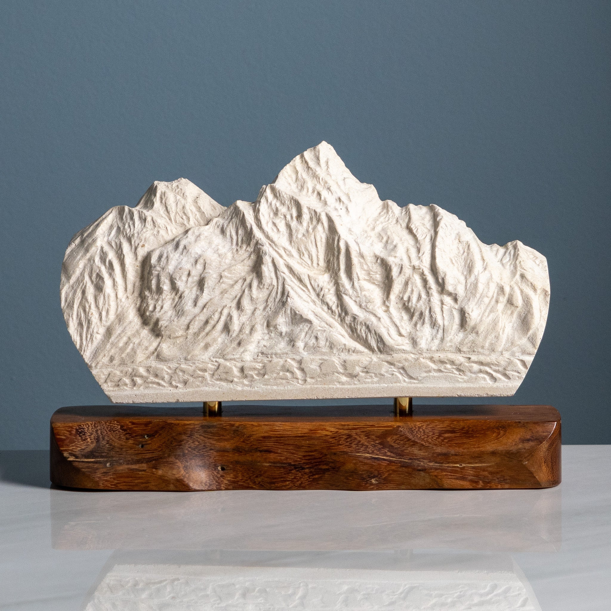 Everest and Nuptse (View from Kala Patthar - Imperfect Sculpture) - IMPF 98 Sculpted Peaks
