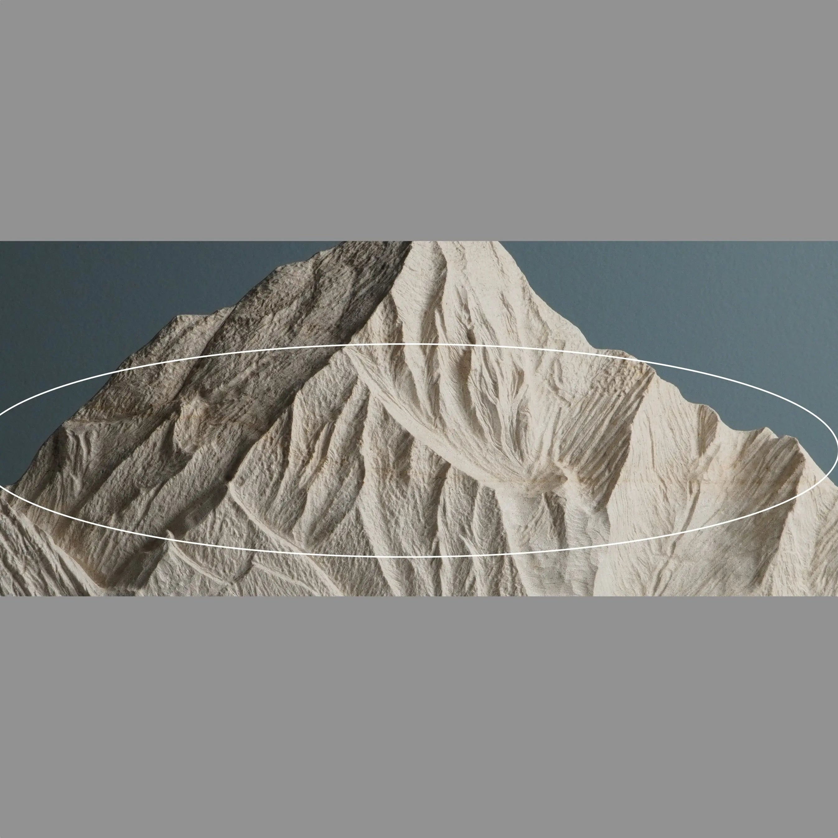 Everest (Mahalangur Himal, Nepal-Tibet Rounded Bottom - Imperfect Sculpture) - IMPF 174 Sculpted Peaks