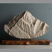 Everest (Mahalangur Himal, Nepal-Tibet Rounded Bottom - Imperfect Sculpture) - IMPF 174