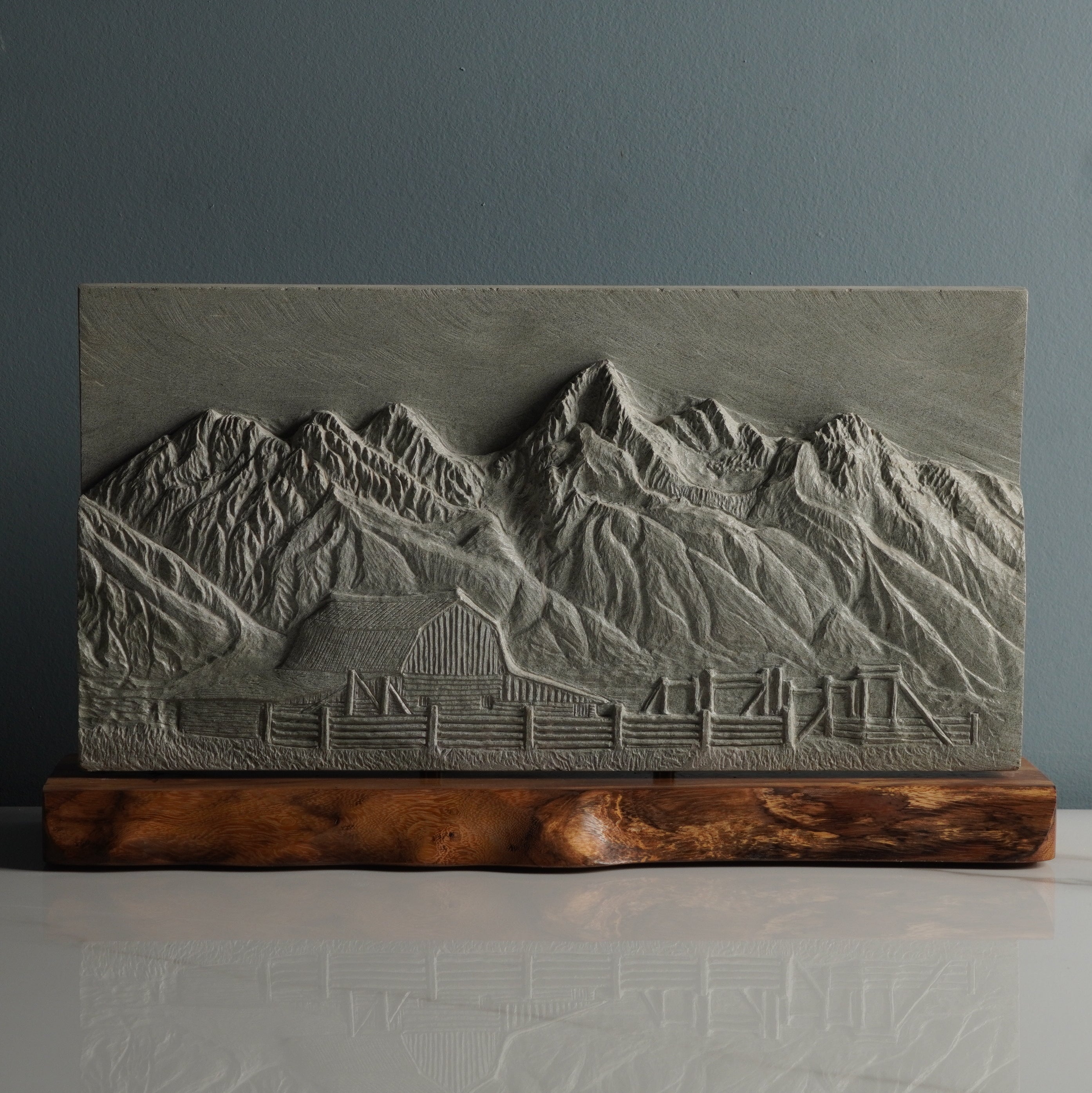 Grand Teton (Moulton Barn View, Wyoming - Imperfect Sculpture) - IMPF 203
