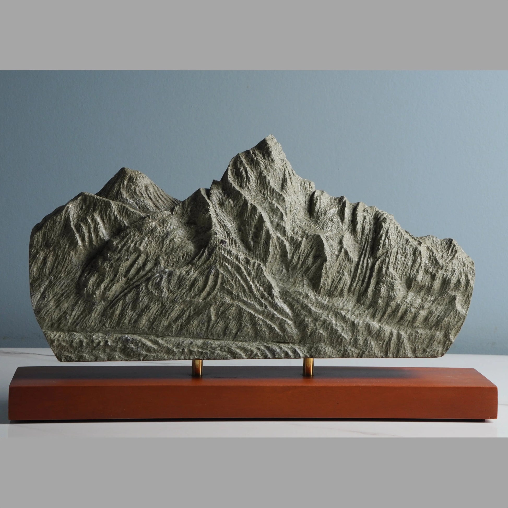 Everest and Nuptse (View from Kala Patthar - Imperfect Sculpture) - IMPF 76 Sculpted Peaks