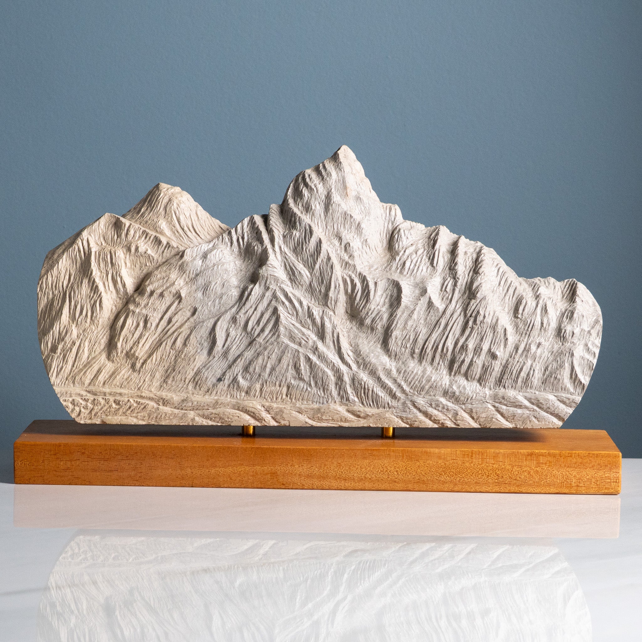 Everest and Nuptse (View from Kala Patthar - Imperfect Sculpture) - IMPF 34 Sculpted Peaks