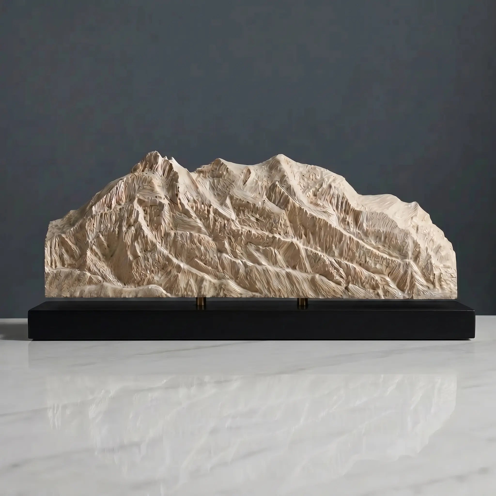 Illimani Sculpture (View from La Paz, Bolivia) Sculpted Peaks