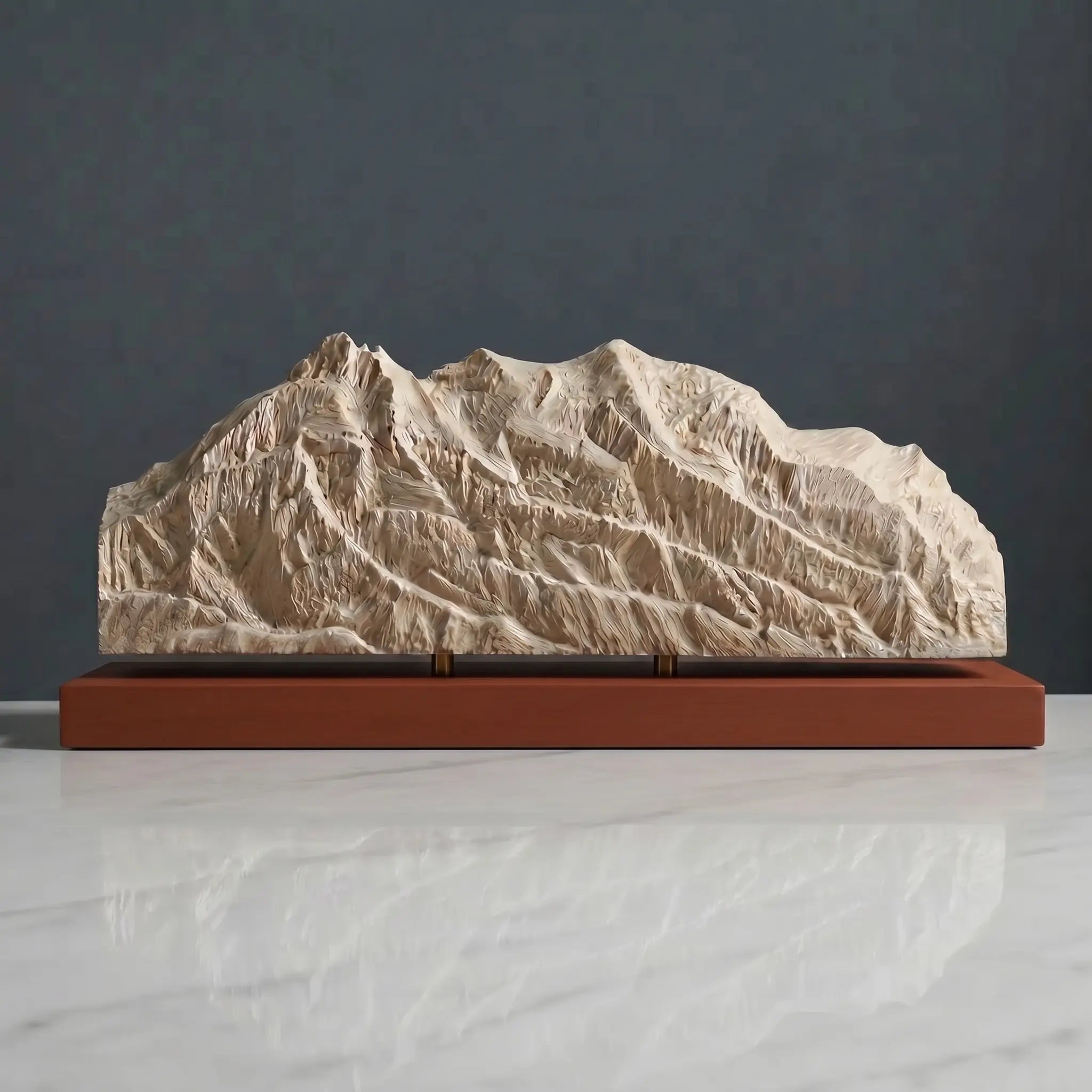 Illimani Sculpture (View from La Paz, Bolivia) Sculpted Peaks