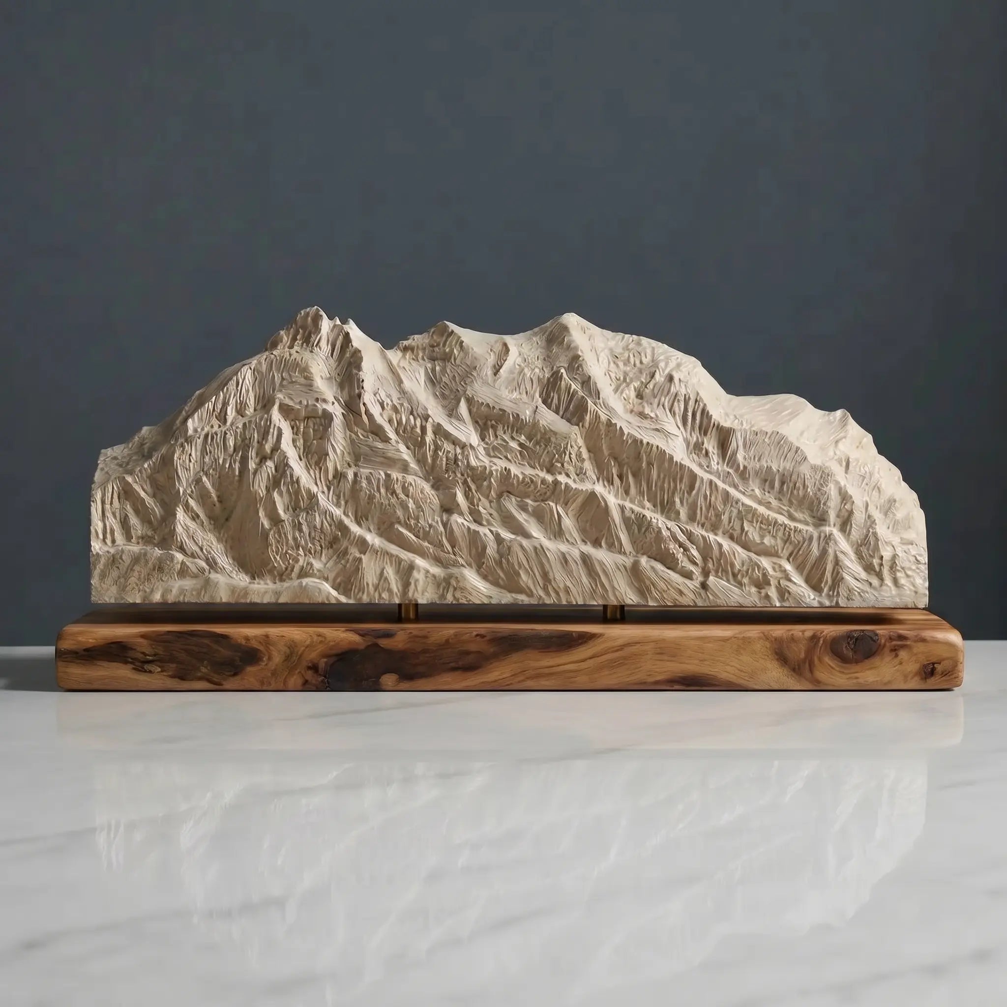 Illimani Sculpture (View from La Paz, Bolivia) Sculpted Peaks