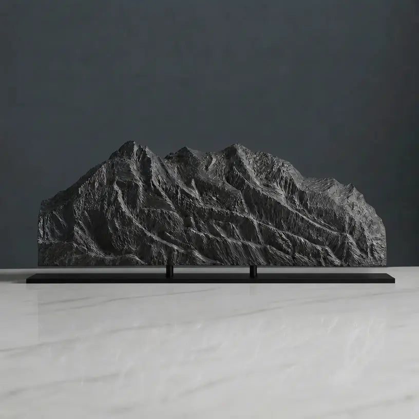 Illimani Sculpture (View from La Paz, Bolivia) Sculpted Peaks