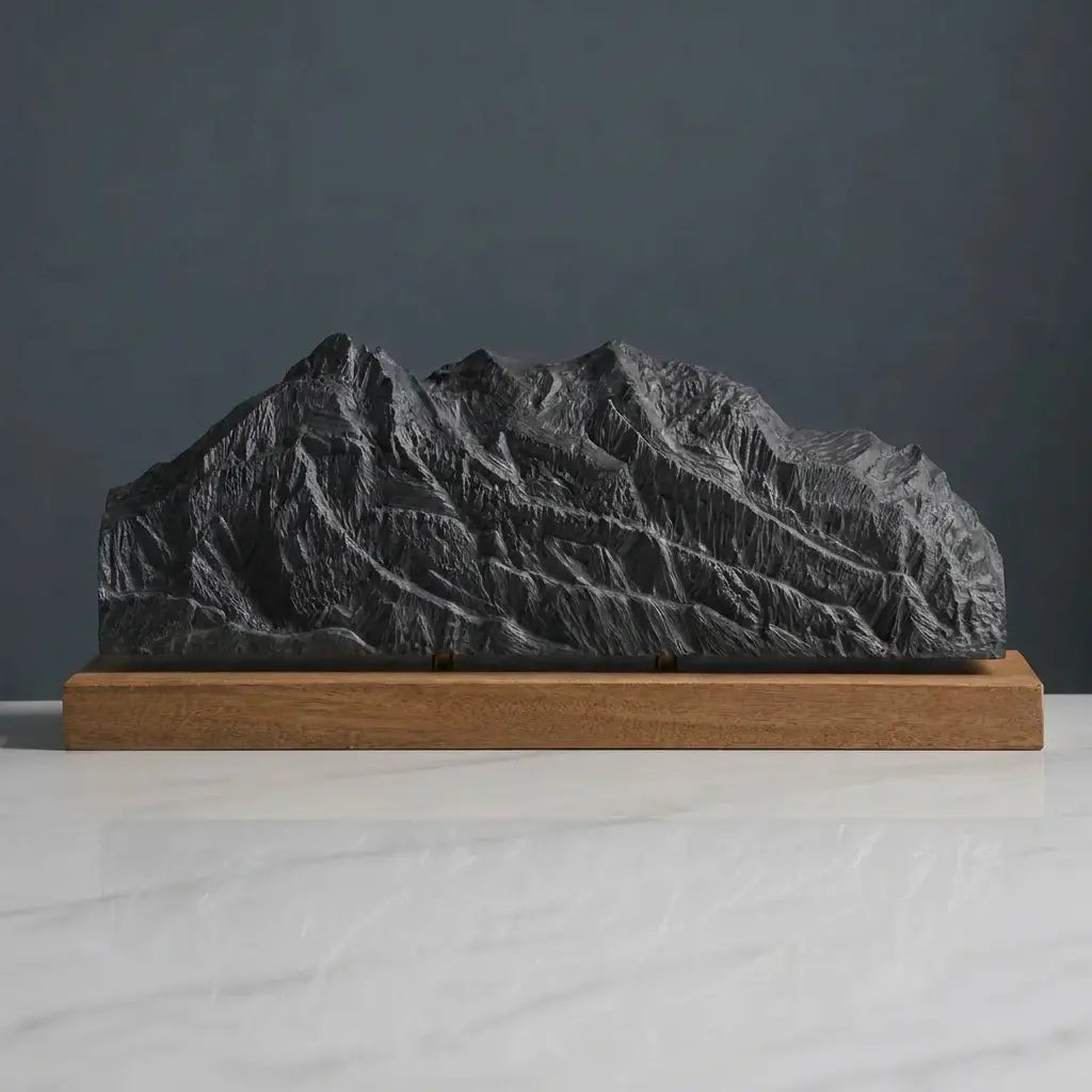Illimani Sculpture (View from La Paz, Bolivia) Sculpted Peaks