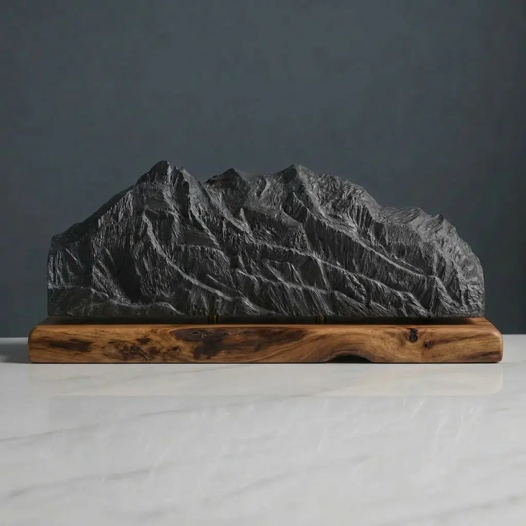 Illimani Sculpture (View from La Paz, Bolivia) Sculpted Peaks