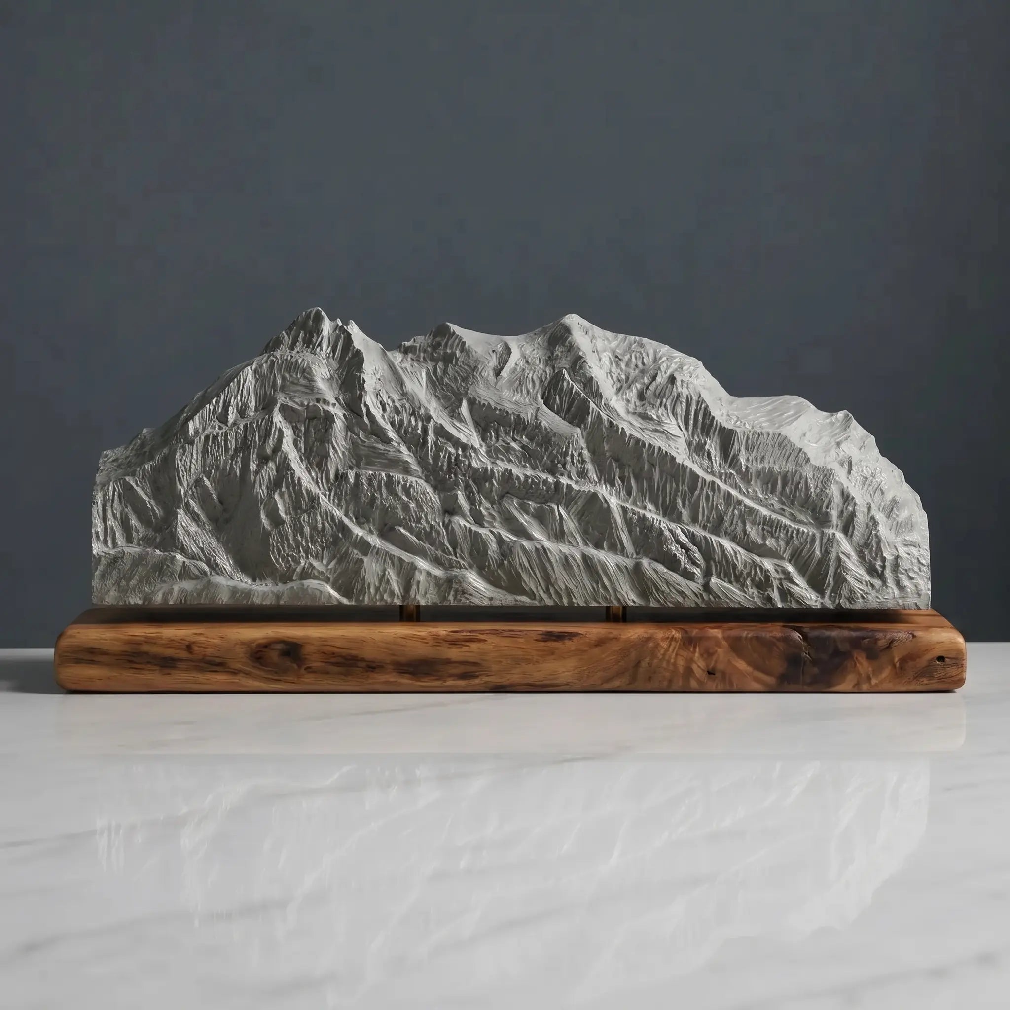 Illimani Sculpture (View from La Paz, Bolivia) Sculpted Peaks