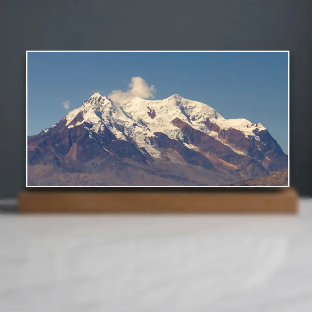 Illimani Sculpture (View from La Paz, Bolivia) Sculpted Peaks