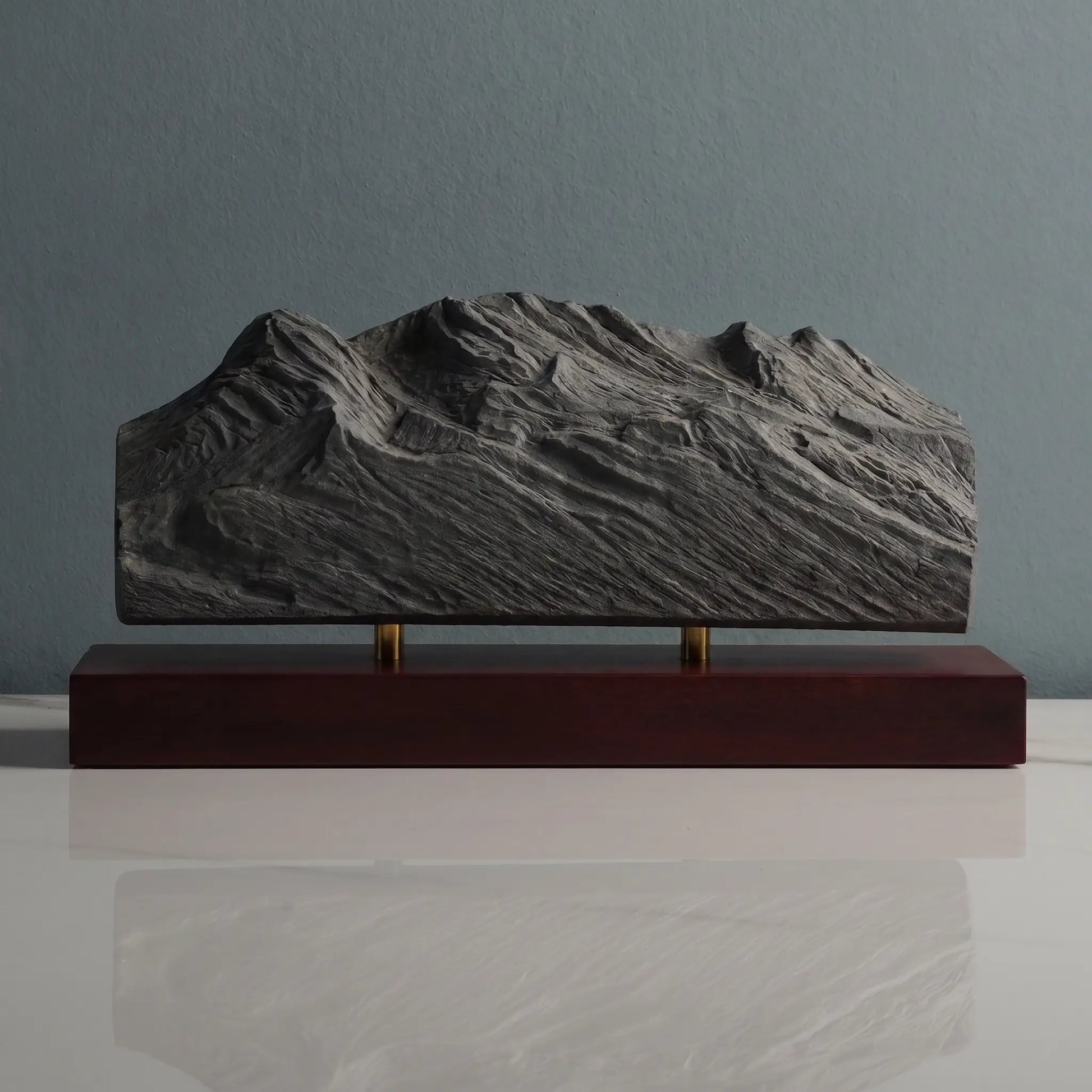 Iztaccíhuatl Volcano Sculpture (Sleeping Woman, Mexico) Sculpted Peaks
