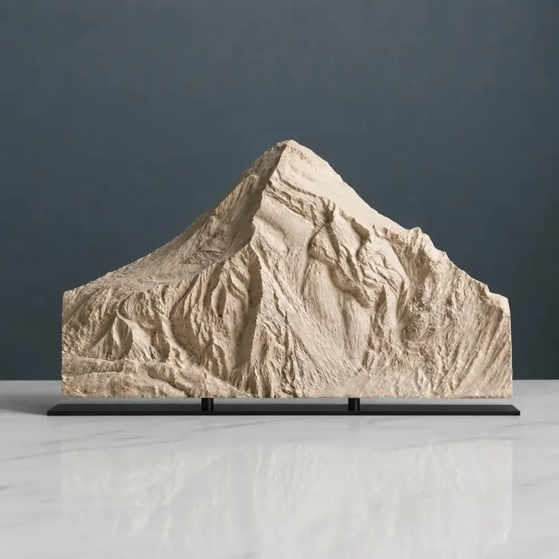 Khan Tengri Sculpture (View from South Inylchek Glacier, Kazakhstan) Sculpted Peaks