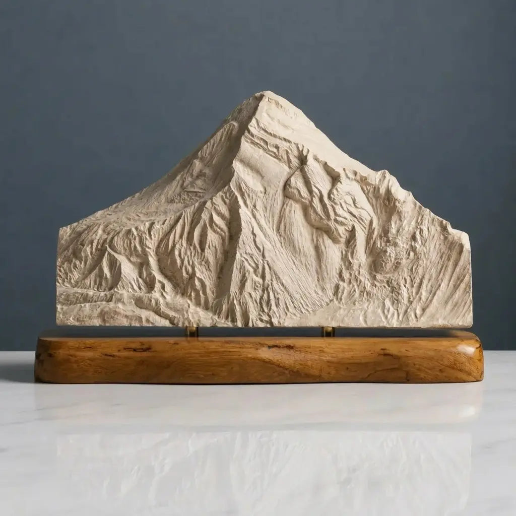 Khan Tengri Sculpture (View from South Inylchek Glacier, Kazakhstan) Sculpted Peaks
