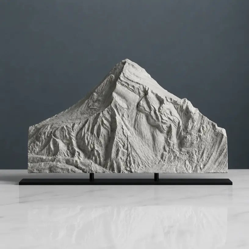 Khan Tengri Sculpture (View from South Inylchek Glacier, Kazakhstan) Sculpted Peaks