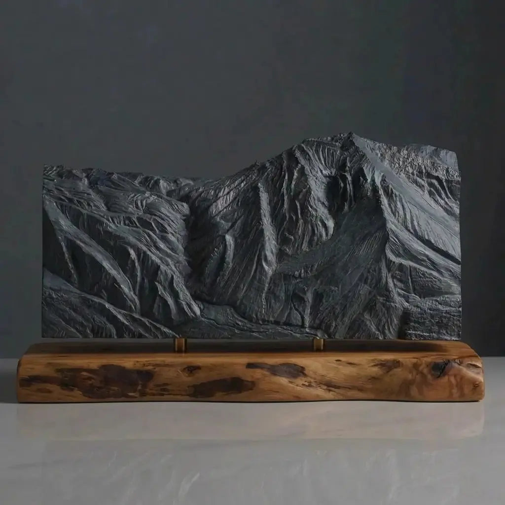 Landmannalaugar Sculpture (View from Fjallabak, Iceland) Sculpted Peaks