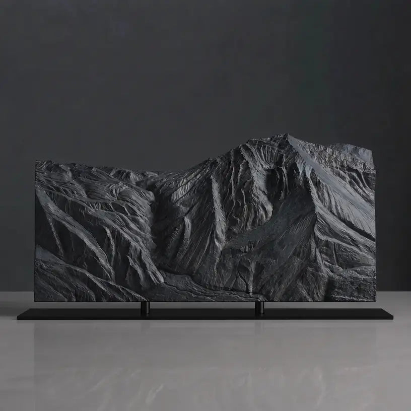 Landmannalaugar Sculpture (View from Fjallabak, Iceland) Sculpted Peaks