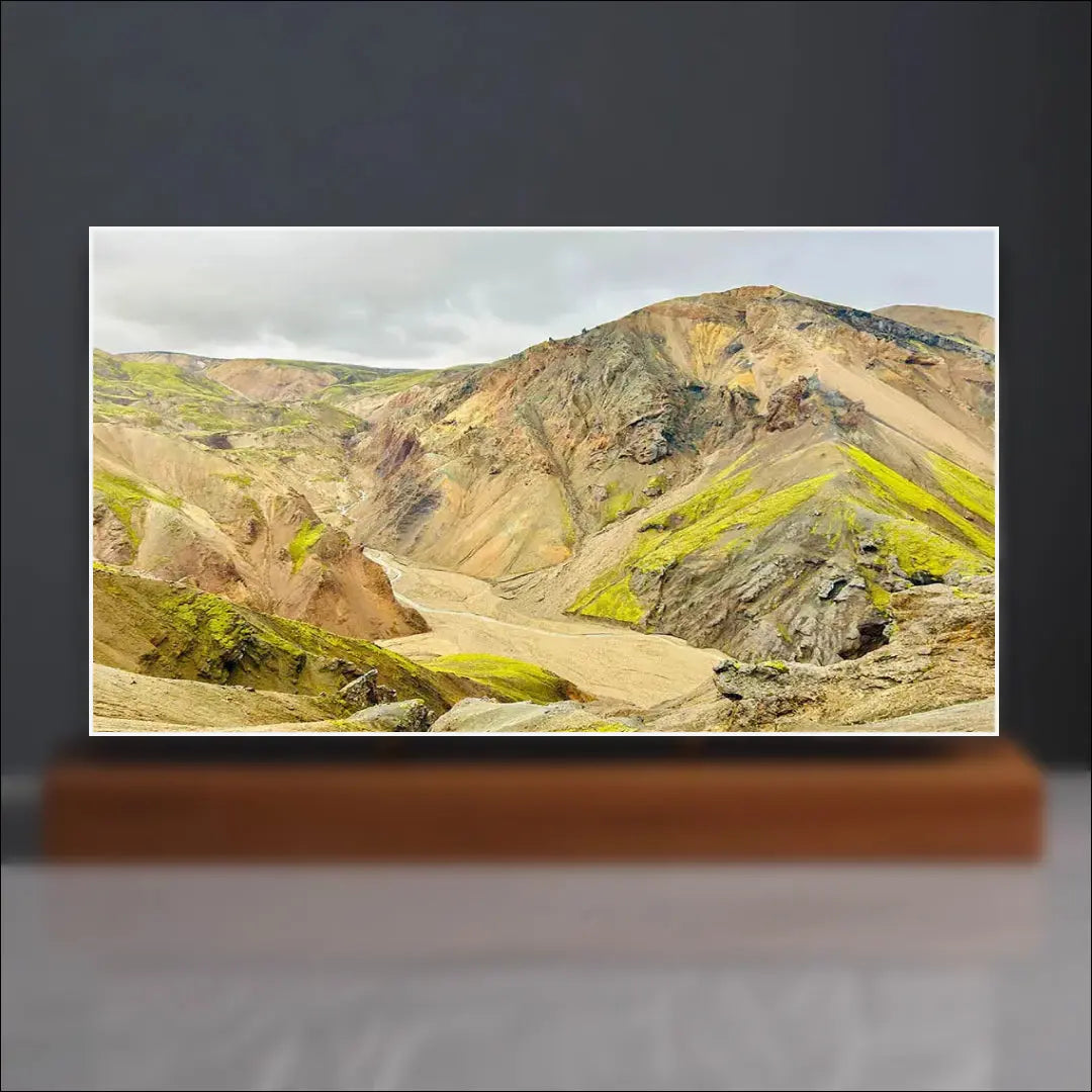 Landmannalaugar Sculpture (View from Fjallabak, Iceland) Sculpted Peaks