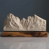 Langkofel Sculpture (View from Val Gardena, Dolomites)
