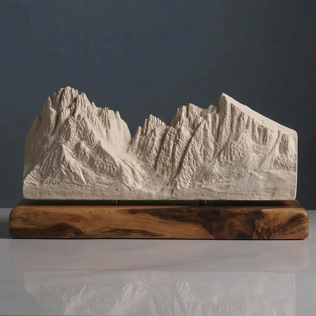 Langkofel Sculpture (View from Val Gardena, Dolomites) Sculpted Peaks