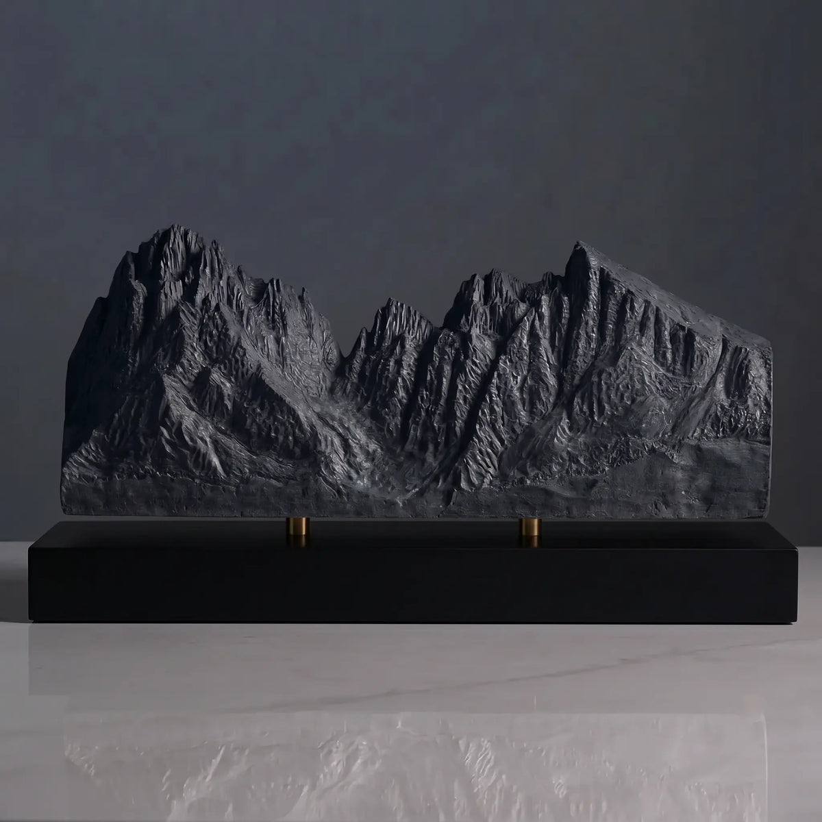 Langkofel Sculpture (View from Val Gardena, Dolomites) Sculpted Peaks