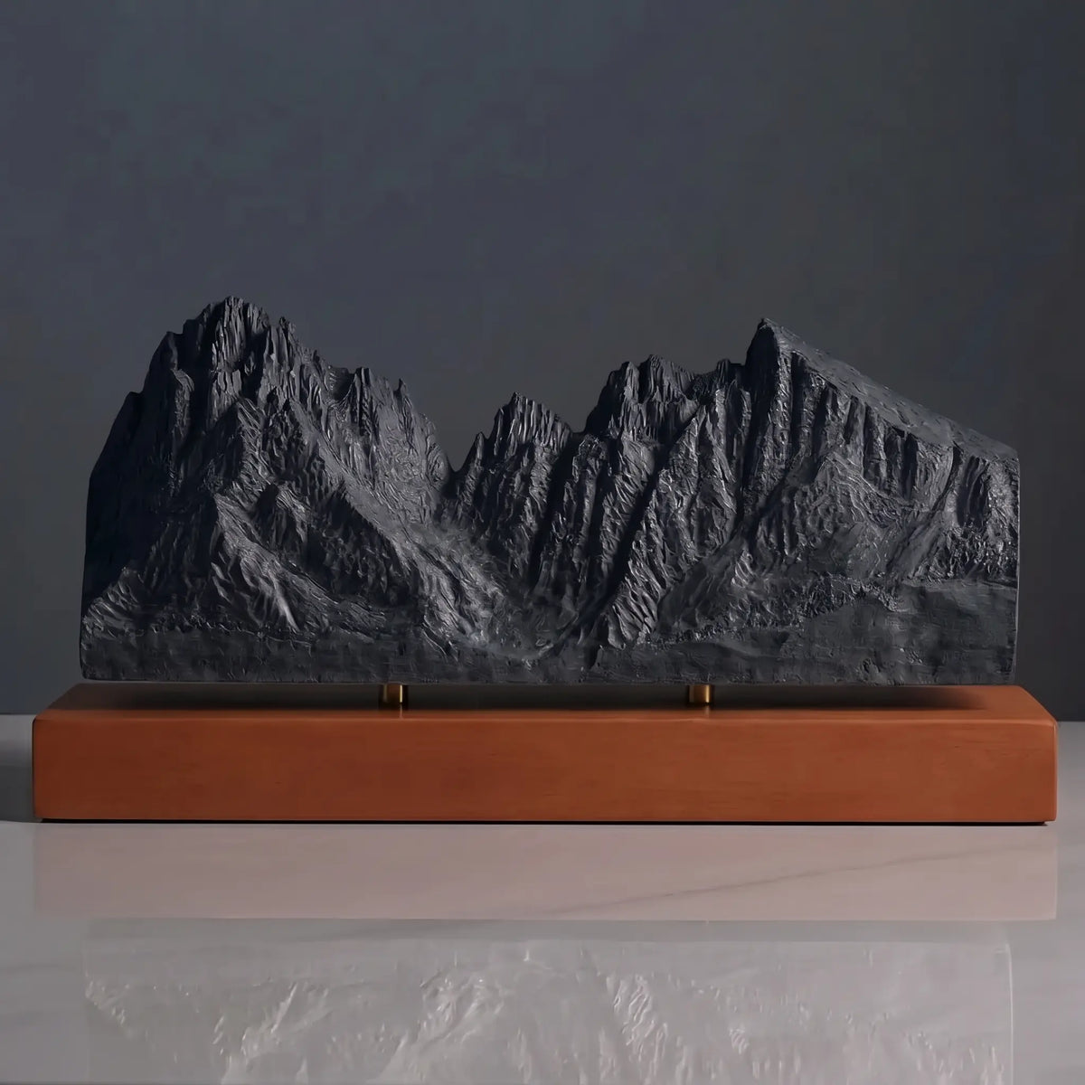 Langkofel Sculpture (View from Val Gardena, Dolomites) Sculpted Peaks